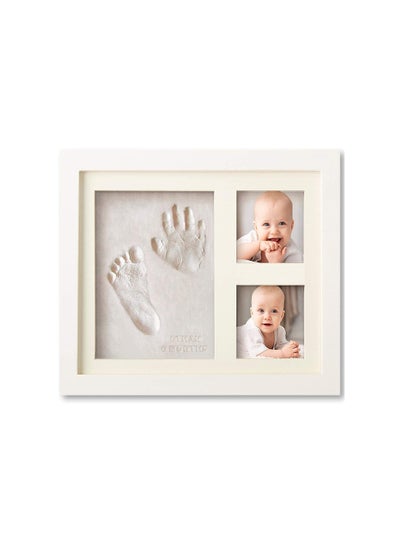 اشتري Baby Handprint and Footprint Makers Kit, Keepsake Frame for Newborn Boys & Girls, Baby Girl Gifts & Baby Boy Gifts, New Mom Baby Shower Gifts, Non-Toxic Clay Baby Picture Frame Nursery Decor(1 Pack) في الامارات