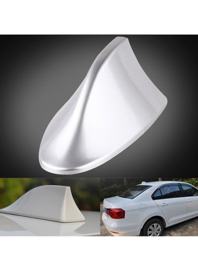 Buy Car Antenna Stylish Decoration Fancy Antenna Car Roof Shark Fin Antenna Silver in Saudi Arabia