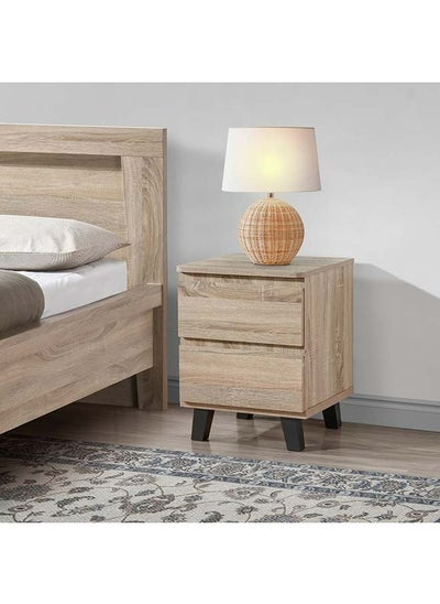 اشتري Kulltorp Plus 2-Drawer Nightstand with Legs 40 x 51.5 x 40 cm في السعودية