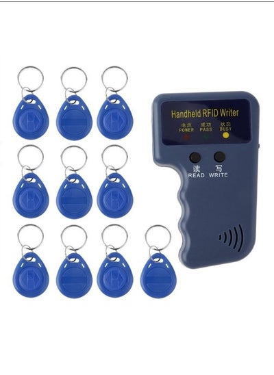 Buy Handheld 125KHz RFID Copier/Writer/Readers/Duplicator With 10PCS ID Tags in UAE