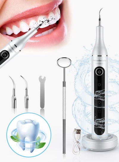 Buy Electric tooth scaler, Dental Scaler Ultrasonic Teeth, Rechargeable Plaque Remover for Teeth in UAE