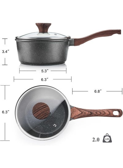 اشتري Sauce Pan 1.5 With 2 Qt Induction Compatible في الامارات