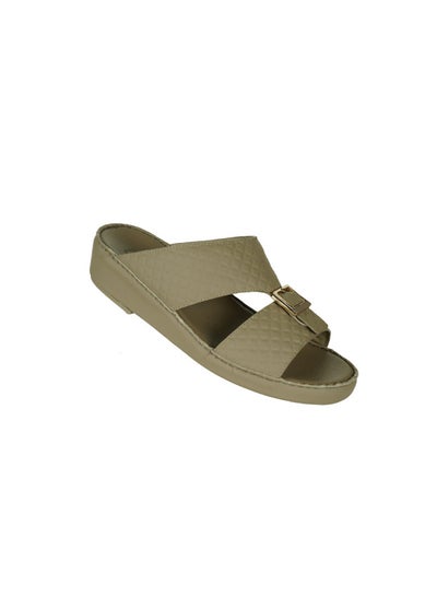Buy 008-3380 Barjeel Uno Men Arabic Sandals VTS 22 Beige in UAE