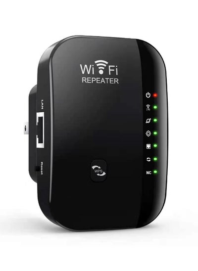 اشتري موسع نطاق جهاز توجيه Wifi ، يصل إلى 5000 قدم مربع و 52 جهازا ، مكبر للصوت طويل المدى مع منفذ إيثرنت ، مكرر إنترنت لاسلكي ، إعداد مفتاح واحد (أسود) في السعودية