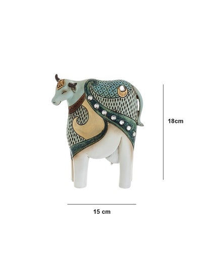 Buy Decorative figurine of a cow decorated with a modern design in Saudi Arabia