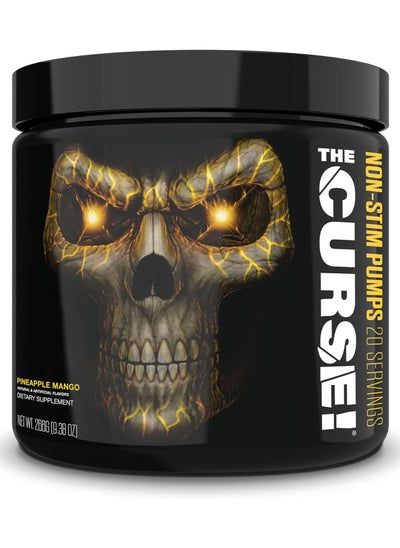 اشتري THE CURSE! JNX Sports Non-Stim Pumps Pre-Workout Supplement Pineapple Mango في السعودية