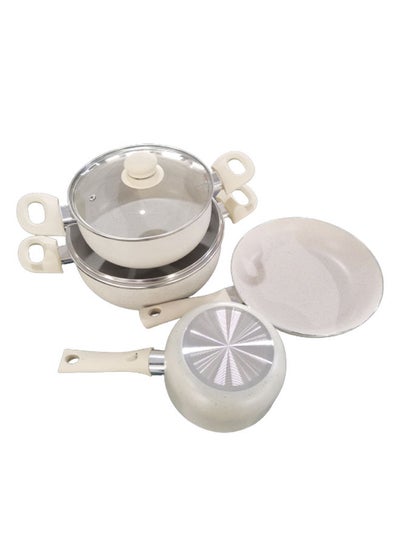 Buy 4-Piece Household Maifanshi Non Stick Pot Set in UAE