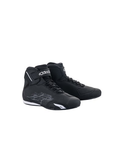 اشتري Alpinestars Sektor Motorcycle Shoes Black White في الامارات