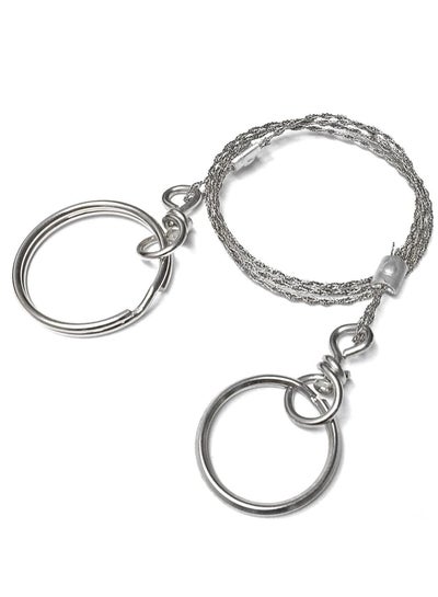 Buy Portable Multipurpose Stainless Steel Wire Saw for Emergency and Outdoor Hiking for Camping, Fishing, Mountaineering and Adventure in Egypt