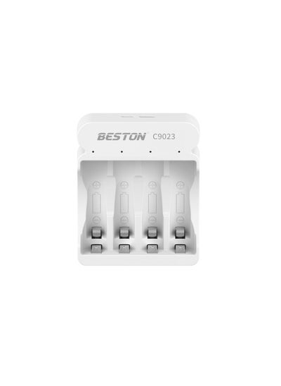 Buy Beston C9023 4 Slot LED 1.2V NI-MH Battery Smart Charger in UAE