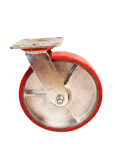 Buy Red Pu Caster Wheel 5 Inch in UAE