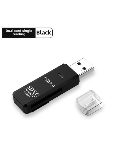 Buy High-Speed USB 3.0 SD/TF Card Reader for Cameras USB3.0 black "pearlescent bag packaging] in UAE