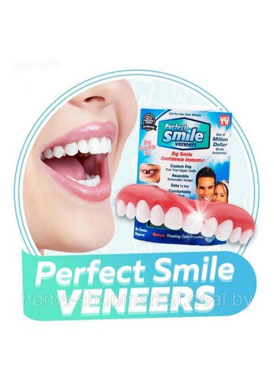 اشتري Perfect Smile Upper Veneer False Teeth, Nature, and Comfortable, Protect Your Teeth and Regain Confident Smile في السعودية