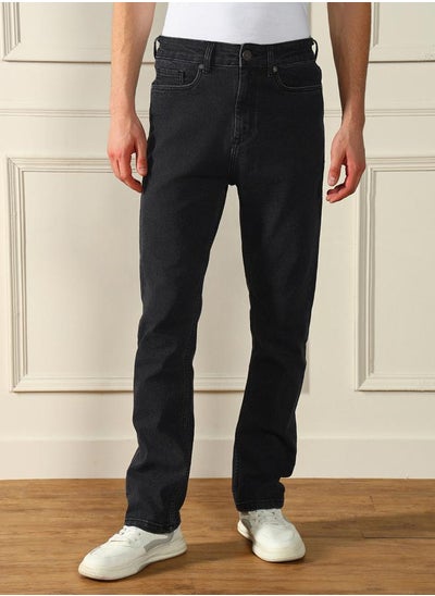 Buy Mid Rise Slim Fit Stretchable Jeans in Saudi Arabia