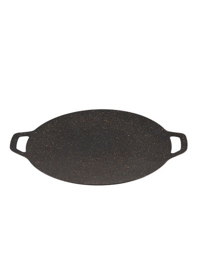 Buy 30cm Thickened BBQ Grill Pan,Meat Roasting Pan Uncoated Nonstick Cookware for home Gas and outdoor stoves in UAE