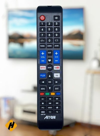 Buy Arrow Remote Control For TV LCD LED Black Used For Arrow in Saudi Arabia