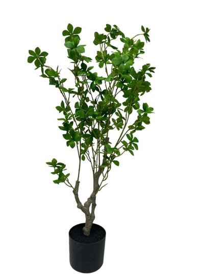 Buy Artificial Trees Tall Plant in Black Pot for Home and Office Décor Indoor and Outdoor 90x17x17cm in UAE