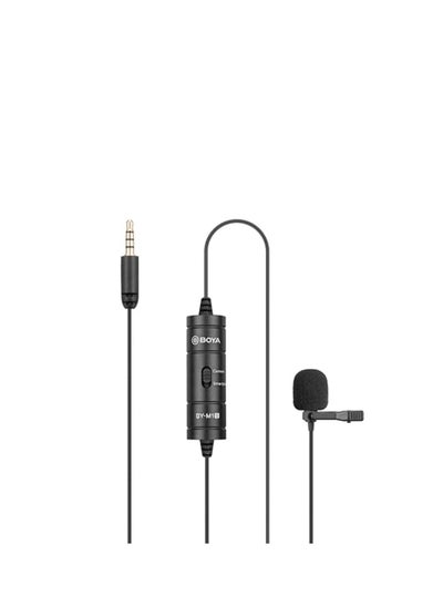 اشتري Boya BY-M1S Universal Lavalier Microphone - Black في السعودية