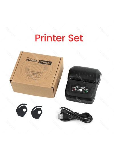 Buy Smart Mini Portable Bluetooth Receipt Printer 58mm Wireless Thermal Printer for Bills and Cash Tickets Ideal for Supermarkets and Offices in UAE