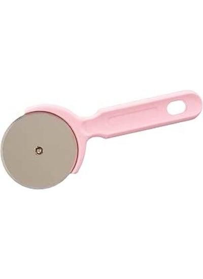 Buy Round Stainless Steel Slicer With Plastic Handle 16 X6 X1 Cm - Pink in Egypt