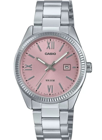 Buy Casio Standard Pink Dial Quartz Dress Women's Watch LTP-1302DD-4A1V in UAE