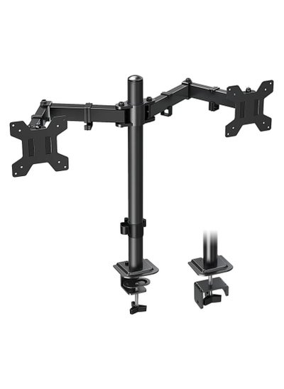 Buy Monitor Mount Stand,Dual LCD LED Monitor Arm for Desk,Heavy Duty Gaming Monitor Stand Fully Adjustable Arms Hold 2 Screens up to 30 inches in Saudi Arabia