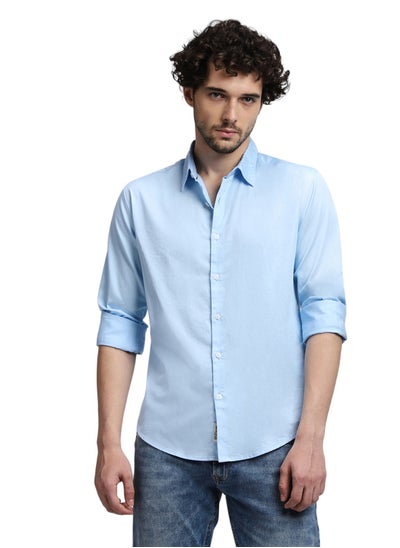 اشتري Slim Fit Pure Cotton Casual Shirt في الامارات