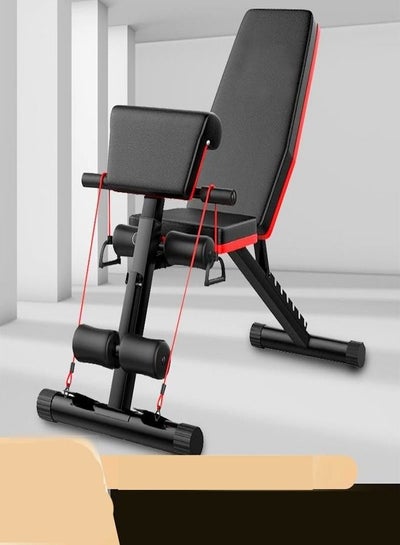 اشتري Professional Household Height Adjustable Foldable Gym Exercise Fitness Equipment في الامارات