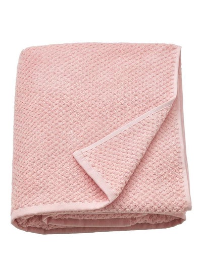 Buy Bath Sheet Pale Pink 100X150 Cm in Saudi Arabia