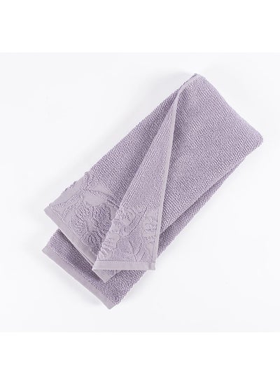 اشتري Flower Hand Towel, French Violet - 480 GSM, 80x50 cm في الامارات