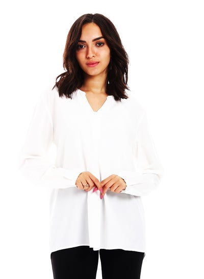 Buy Women’s Casual Roll Up Sleeves Shirt in Egypt