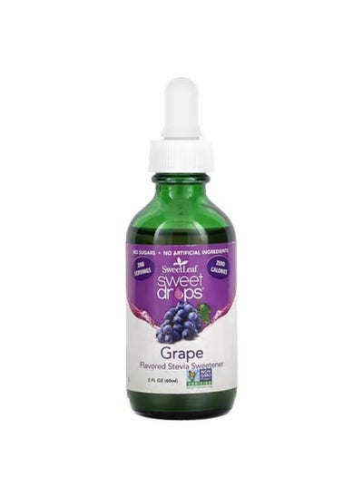 Buy Wisdom Natural, SweetLeaf, Sweet Drops, Grape, 2 fl oz (60 ml) in UAE