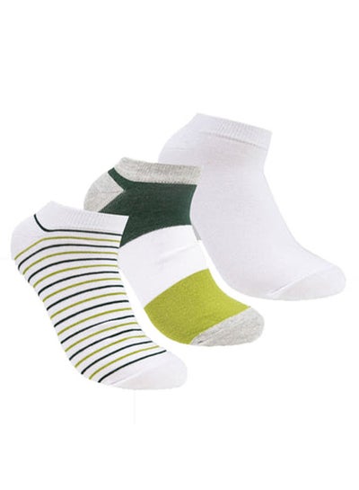 Buy STITCH Men's Pack of 3 Lycra Ankle Casual Socks in Egypt
