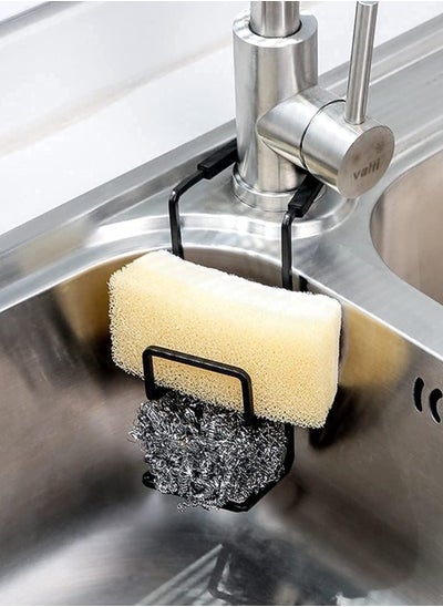 Buy Sink Sink Sponge Holder, Faucet Rack Shower Tray, Kitchen and Bathroom Metal Organizer Hanging Fix Around Faucet(Set of 2) in Saudi Arabia