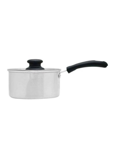 Buy Aluminium Saucepan With Cover Matt Finish in UAE