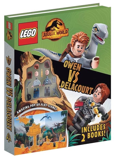 اشتري LEGO R Jurassic World TM Owen vs Delacourt Includes Owen and Delacourt LEGO R minifigures في الامارات