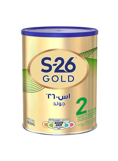 Buy S-26 Gold Stage 2 6-12 Months Follow On Milk Formula 900g in UAE