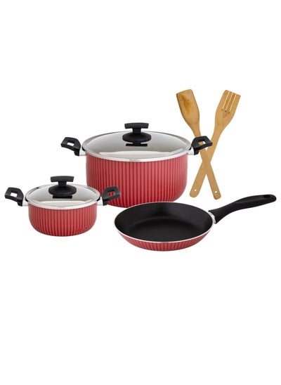 Buy Newflon Cookware Set 7 Pieces in Saudi Arabia