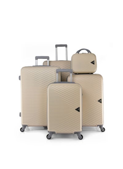 اشتري NEW TRAVEL HARD Luggage set 5 pieces size 32/28/24/20/12  inch BR973/5P في السعودية