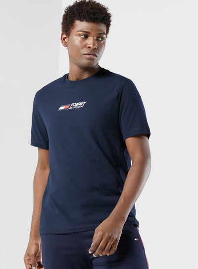 Buy Essential Logo Crew Neck T-Shirt in UAE