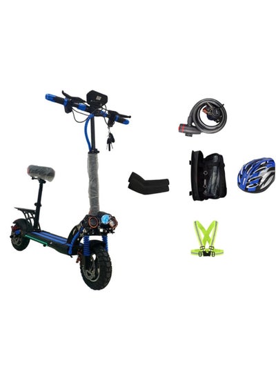 اشتري E10 High-Powered Electric Bike Motor 1000w with Freebies Stuff Blue في الامارات