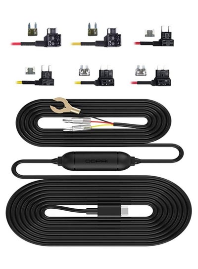 Dash Cam Hardwire Kit, Compatible for Mola N3 Pro/ Z50 Dash Cam/Mini 5 Dash  Cam/ Z40 Dash Cam Hard Wire Kit Fuse for Dashcam in Type-C Port, Plozoe  12V-24V to 5V Car