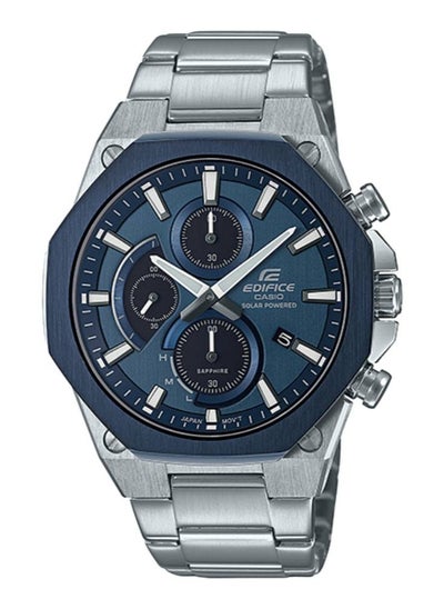 اشتري Edifice Chronograph Solar Powered Stainless Steel Men's Watch EFS-S570DB-2A في الامارات