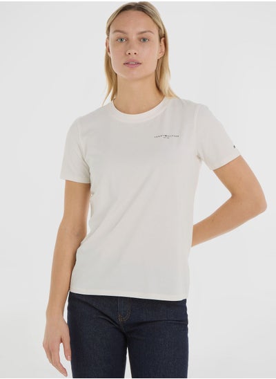 Buy Round Neck Logo T-Shirt in UAE