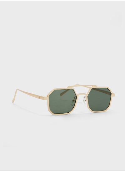 Buy Casual Heptagonal Len Sunglasses in UAE