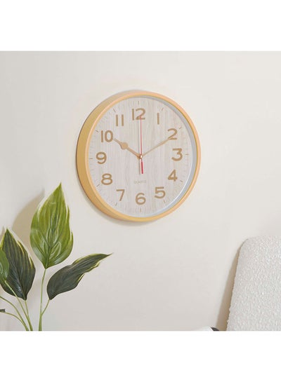 Buy Zoa Wall Clock 33.5 x 33.5 cm in UAE