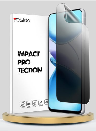 Buy Infinix Smart 9 4G 2024 Yesido Premium Hydrogel Anti Spy / Anti Privacy Film Thin and Flexible Screen Protector - Clear in UAE