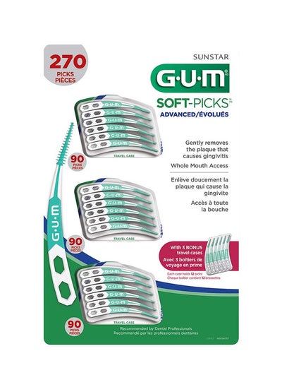 Buy Gum Soft-Picks Advanced Dental Picks (Pack of 270) in UAE