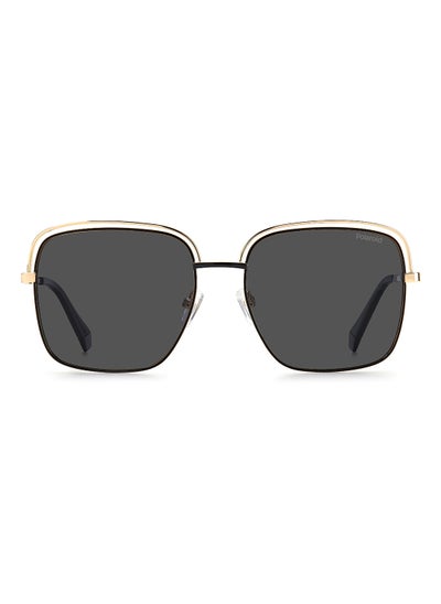 Buy Square  Sunglasses PLD 4104/S  BLK GOLD 56 in UAE