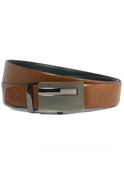 Buy Classic Milano Men’s Spanish Leather Belt men, Leather Belt Fashion Belt Ratchet Dress Belt with Automatic Click Buckle for Men Enclosed in an Elegant Gift Box Can Pruning by Milano Leather in UAE